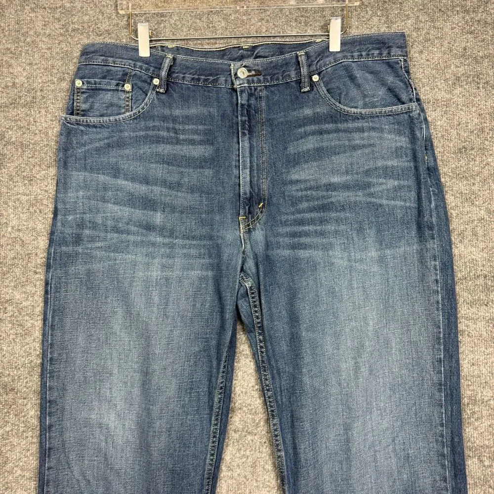 Levis Jeans Mens 550 Mens 40x32 100% Cotton‎ Medium Wash High Rise Relaxed Fit